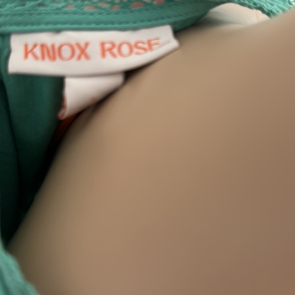 Women's Tank Top Batik Green Wide Strap Sleeveless Blouse Knox Rose - Picture 4 of 4